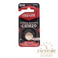 CR1620 Genuine Maxell Silver Oxide Battery 3V