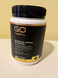 GO healthy Fish Oil 1500mg Odourless 無腥味魚油 420粒 
