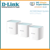 D-Link AX1500 Wifi 6 Mesh System M15 (3 Pack) Router - Dual Band Wifi 6 Dlink | AI Mesh