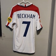 David Beckham #7 England National Team Home Jersey Euro Cup 2004 Original Authentic Reversible Timna