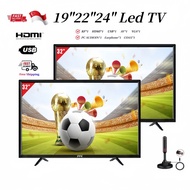 [SG Stock] 19/22/24 inch LED TV Digital Television | HDMI USB VGA | Monitor TV for Bedroom/Office
