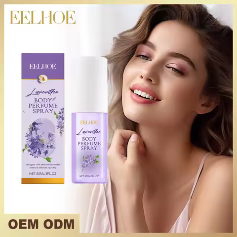 EELHOE Lavender Body Aromatherapy Spray Leaves Fragrance Lasting Lavender Fragrance Pleasant Fresh F
