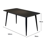 (JIJI SG) EMERSON Rectangular Dining Table (On-Site Installation) - 120cm/ Bulky