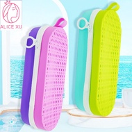 ALICE XU Portable Swim Goggle Case Silicone Waterproof Zipper Eyeglasses Case Sunglasses Organizer Breathable Swimming Protection Box Men