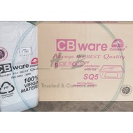 [READY STOCK] SQ 5 Square Disposable Plastic Food Container [ 30sets± ] SQ5