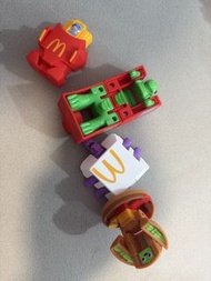懷舊 復古 麥當勞 MCDONALD 變形玩具 薯條 漢堡包 麥樂雞
