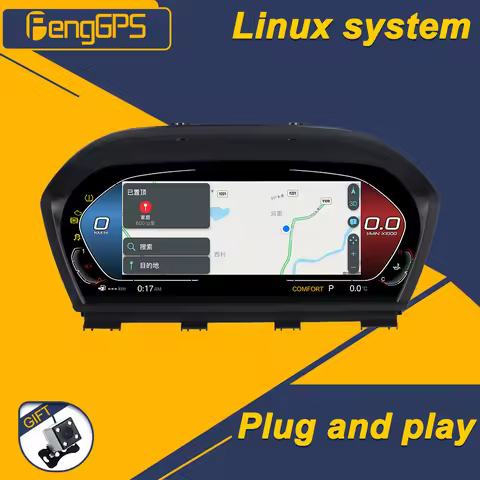 12.3" Digital Cluster For BMW Old 3 Series E90 E91 E92 E93 2005-2012 LCD Instrument Panel Virtual Co