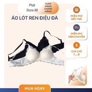 Lightweight Padded Rimless Thin Lace Bra for Women Breathable Soft Natural Code 3311 phat store