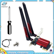 【ouwym9al】BE200 WiFi 7 PCI-E Adapter Card 8874Mbps Tri Band 2.4G/5G/6GHz BT5.4 Desktop Wireless Netw