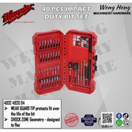 Milwaukee SHOCKWAVE Impact Duty BIT SET - 40PC - 4932 4920 04
