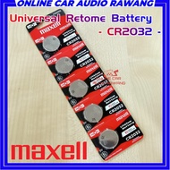 GB/Sony/Maxell  Car Romete Battery / Control Battery - 27A/23A/CR2032/CR2025/CR2016/CR1616/CR1632/CR