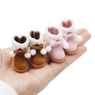 Size 3.1x1.6cm Doll Boots 1/8 Bjd Doll Accessories Shoes for 1/6 Blythe Doll Dress Up Toy for Childr