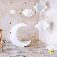H&X 16Pcs 3D Cloud Decorations White Hanging Clouds For Ceiling Cloud Party Decorations Cloud Orname