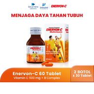 Enervon-C Botol Vitamin C dan B Complex Suplement Daya Tahan Tubuh Isi 60 Tablet (2 Botol x 30 Tablet)