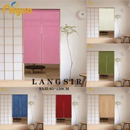 M(85*120CM)Door Curtain Household Partition Bedroom Feng Shui Punched-Free Fabric Kitchen Chinese-style European Style Hanging Decoration Half Curtain