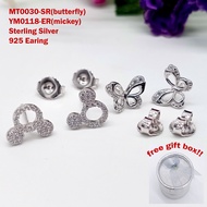 Sterling Silver 925 Crystal Earring