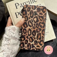 Ins Style Leopard Print Flip Book Phone Case For Samsung Galaxy A16 A36 A56 A06 A05s F05 M05 S24 S23