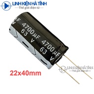 3pcs Capacitors 4700uF 63V 63V4700UF amplifier power capacitor - KF1