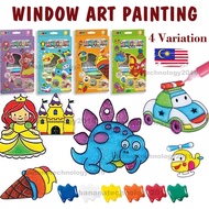 Art Painting 3D Painting Kids Painting Set Window Art Glue Painting Kids Art Design