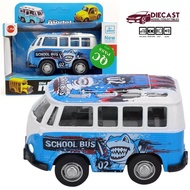 1:36 Alloy Mini Van Toy Model Pull‑Back Children Vehicle Toy Model with Light Sound Effect Beetle gr
