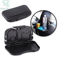 Folding Auto Cup Holder Car Back Seat Table Drink Food Tray rack Auto Travel Desk