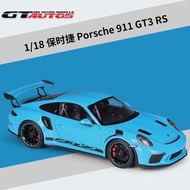1/18 GTA Porsche 911 GT3 RS Porsche 992 Alloy Car Model Simulation Car Model Limited Edition Model