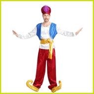 ✅ ┻ ❈ 🅿 Disney Movie Aladdin Costume for Kids Boy Arabian Prince Cosplay Clothes For Boys Men With