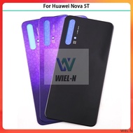 New For Huawei Nova 5T Battery Back Cover Back Door 3D Glass Panel Nova5T Battery Case Repair