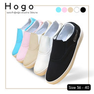 [ส่งเร็วพิเศษ!] Hogo รองเท้าสลิปออน รองเท้า Slip on รองเท้าผ้าใบผู้หญิง รองเท้าผ้าใบสลิปออน รองเท้าแ