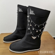 Homemade Heaven Official Blessing Same Style cos Hanfu Drama Matching Inner Increased Mid-Tube Boots