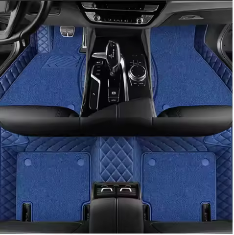 Custom Double Layer Car Floor Mat For Toyota BZ4X BZ3 Auto Carpet Accessories Interior Parts