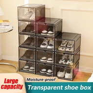 Foldable Shoe Box Storage Organizer Colorful Hard Plastic Shoe Rack Organizer Shoe Organizer Box