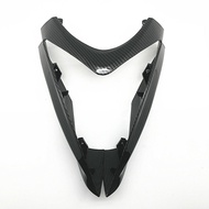 ฝาครอบแฟริ่งด้านบนหน้าสำหรับ KAWASAKI ER6N 2009-2011 MOTOTOLZD ฝาครอบ ER6N รถจักรยานยนต์แผงคาร์บอนไฟ