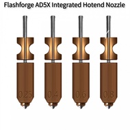 Flashforge AD5X Integrated Hotend Nozzle | All-Metal Quick-Swap | Anti-Clog & High Temp 300°C | Mult