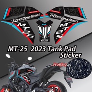 3M Motorcycle Accessories Tank Pad Protector Sticker Decals For YAMAHA MT03 MT-03 MT 03