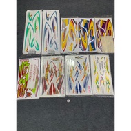 Xipo 110 RG SPORT 1995-2002 Stamp (1 Layer) Malaysia All Colors Sticker Motor