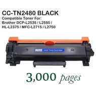Compatible BROTHER TN2480 Printer Toner Ink Cartridge For DCP-L2535dw DCP-L2550dw MFC-L2715dw MFC-L2750dw HL-L2375dw