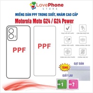 Motorola Moto G24 - G24 Power PPF sticker protects the screen against fingerprints and self-healing 