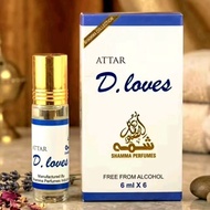 Attar D.Loves Roll On Non Alcohol 6ML For Unisex