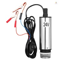 DC 12V/24V Submersible Pump for Pumping Oil Water 51mm Water Oil Fuel Transfer Pump Refueling with F