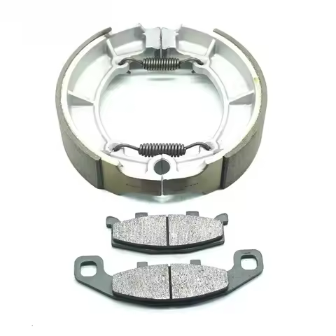 For Kawasaki Eliminator 400 1994-1995 ZL400 D1 D2 Motorcycle Front Brake Pads Rear Brake Shoe