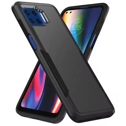 For Moto G 5G Plus Case Shockproof Hybrid Case Dual Layer Design Hard Cover for Motorola One 5G/Moto