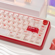 New Frosted Matte Transparent PC White Transparent Keycap Mechanical Keyboard Light Transmittance Ap