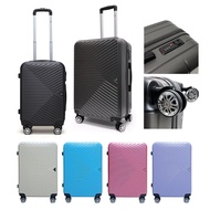 HQ LUGGAGE กระเป๋าเดินทาง ABS 4 ล้อคู่ กุญแจล็อค 3 รหัส รุ่น 8874