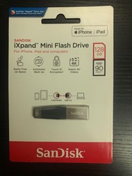 SanDisk iXpand Mini 128GB 隨身碟 iPhone / iPad專用 .