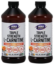 Foods: L-Carnitine Liquid 3000mg, 16 oz (2 pack)