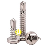 YUFIX [Stainless Steel 410] Pan Head Self Drilling Screw DS-PH(S/S)