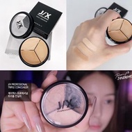 韓國 jx遮瑕膏三色遮瑕盤遮蓋斑點臉部痘印黑眼圈遮瑕神器JIX J/X J/X Professional Triple Concealer 三色遮瑕膏 Pony Coverage Foundation