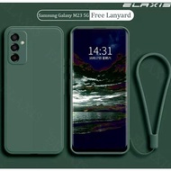 Samsung M23 5G Soft Case Leather Flip Cover Lanyard Casing