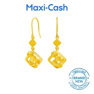 Florella Earrings in 999 Gold